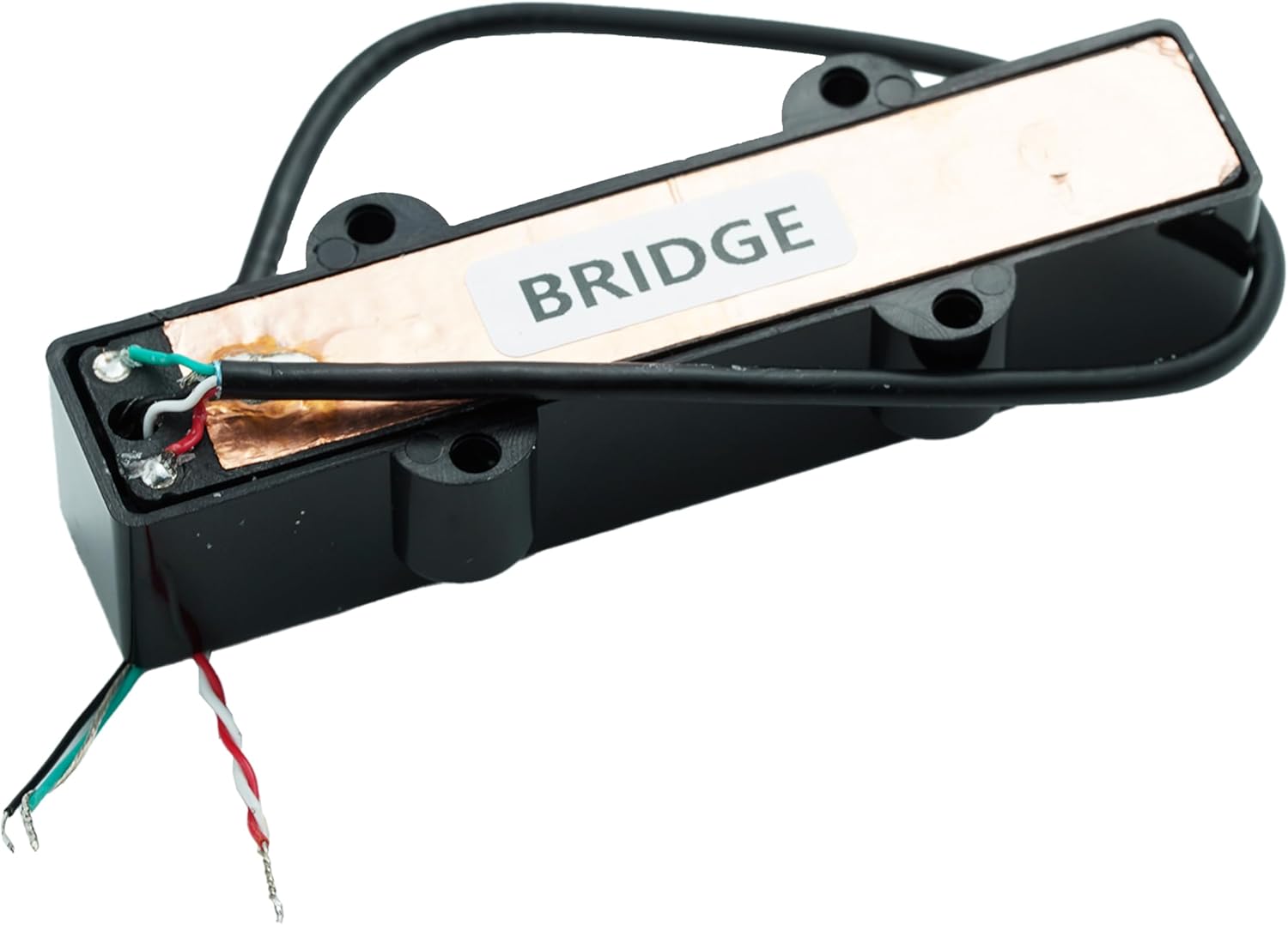 Guyker Bass Pickup, Noiseless Stacked Neck and Bridge Pickups for 4-String Electric Bass Guitar Replacements Parts, 4JFA5K