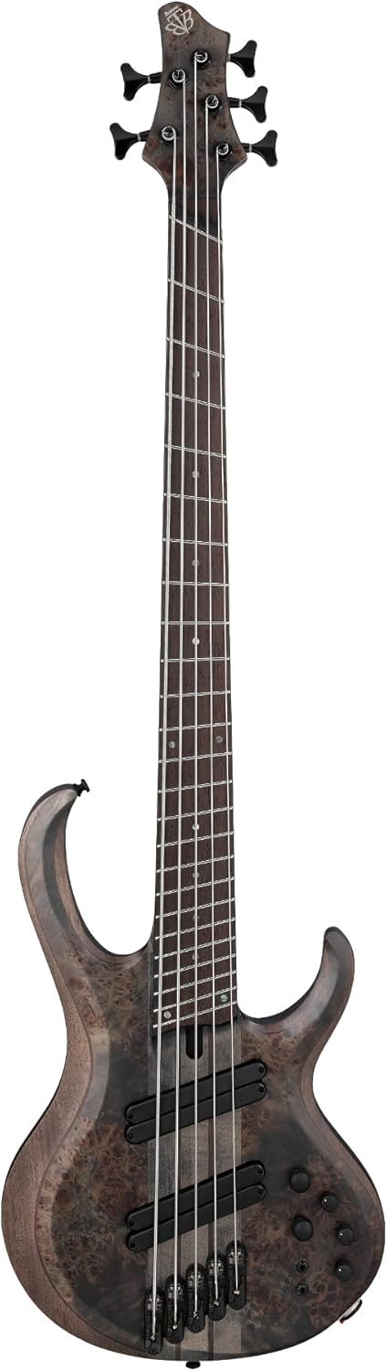 Ibanez Bass Workshop BTB805MS 5-string Bass Guitar - Transparent Grey Flat