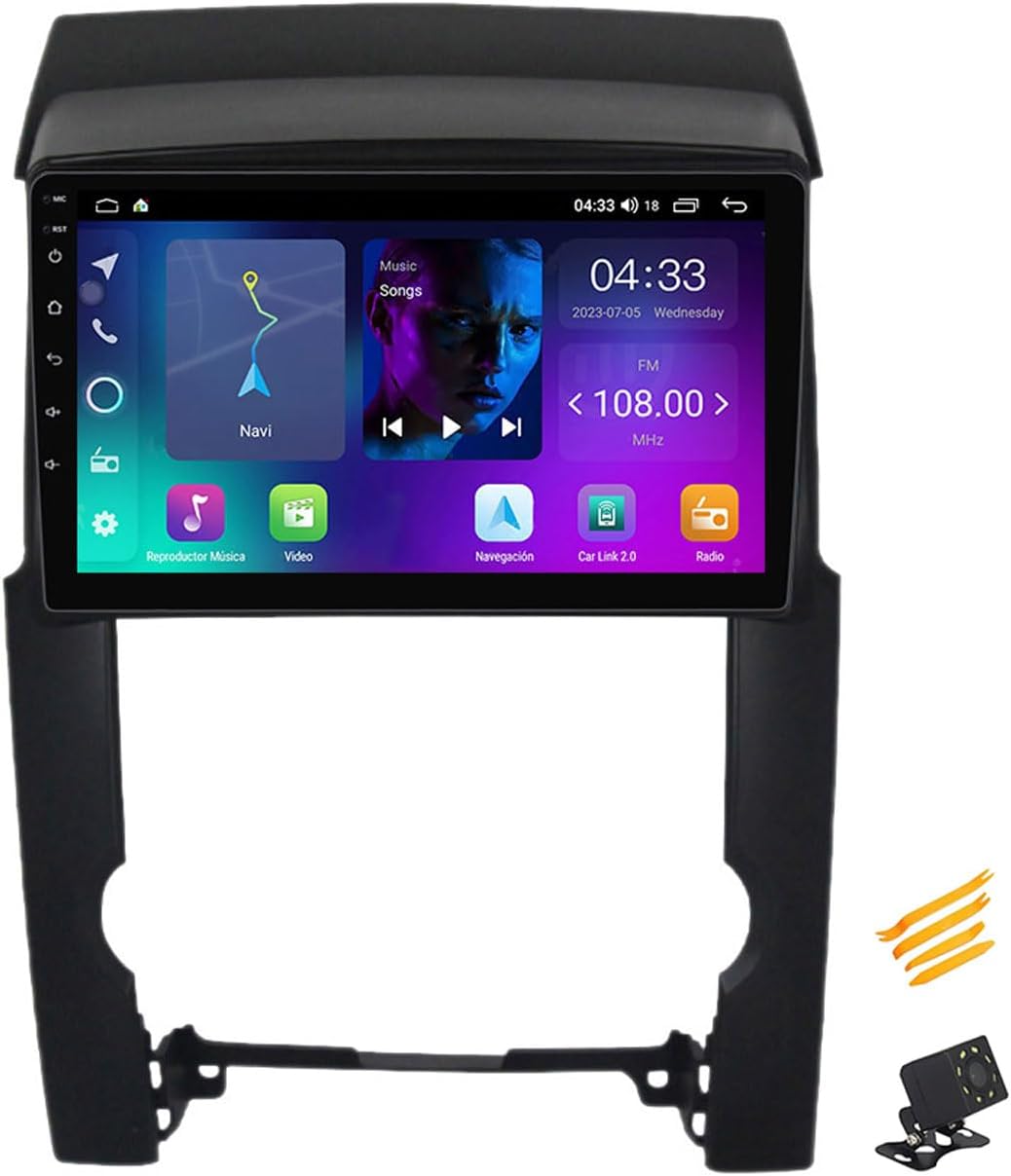 Android 13 Car Stereo Bluetooth Car Play 2 DIN Touch Screen Compatible with KIA Sorento 2009~2012 9in QLED Display Car Radio with Navigation Android Auto FM RDS SWC,4 Core NF1 1G+32G