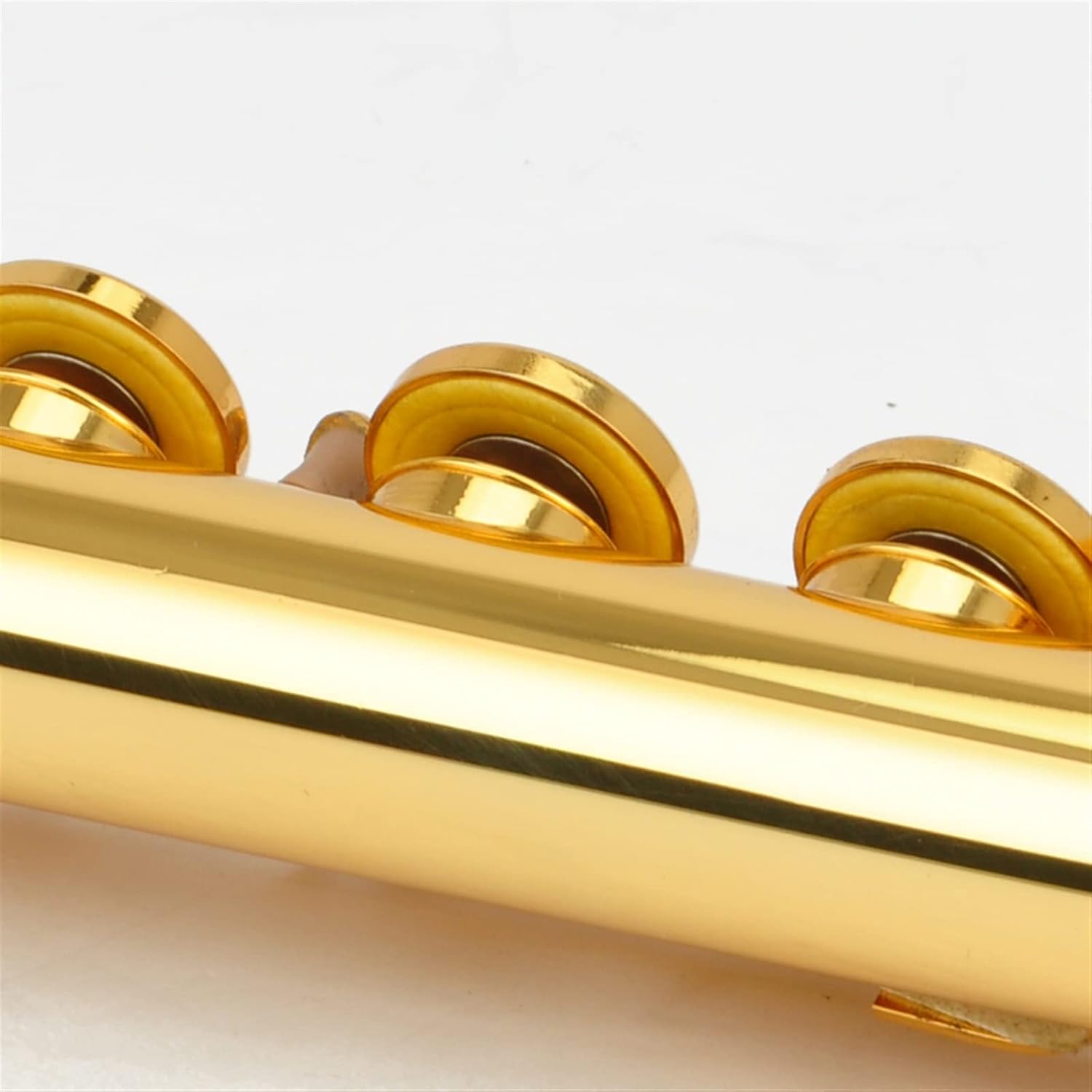 TSTS Flutes Musical Instrument Cupronickel Body 17-Key Hole Professional Flute Surface Gold-Plated Woodwind Instrument