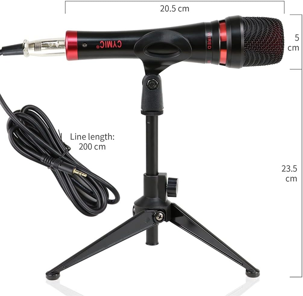 Professional Microphone Phantom Power Sound Card Kit Studio Condenser Microphone Suitable for Computer Mobile Phone Tripod