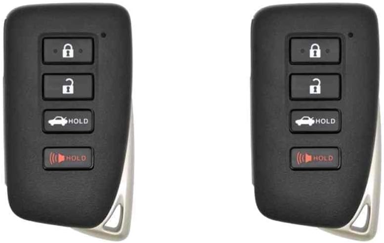 Replcament Smart Key Fob Compatible with Lexus GS 450h 2018 FCC Part Number 89904-30A30 89904-30A31 89904-06170 Pack of 2