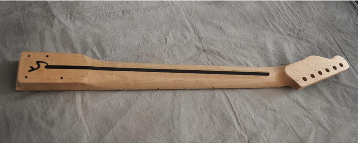 DIY Electric Guitar Kit 41 Inches Solid Body DIY Electric Guitar Kit Elm Body MAPE Neck and Fingerboard Unfinished for TL Style