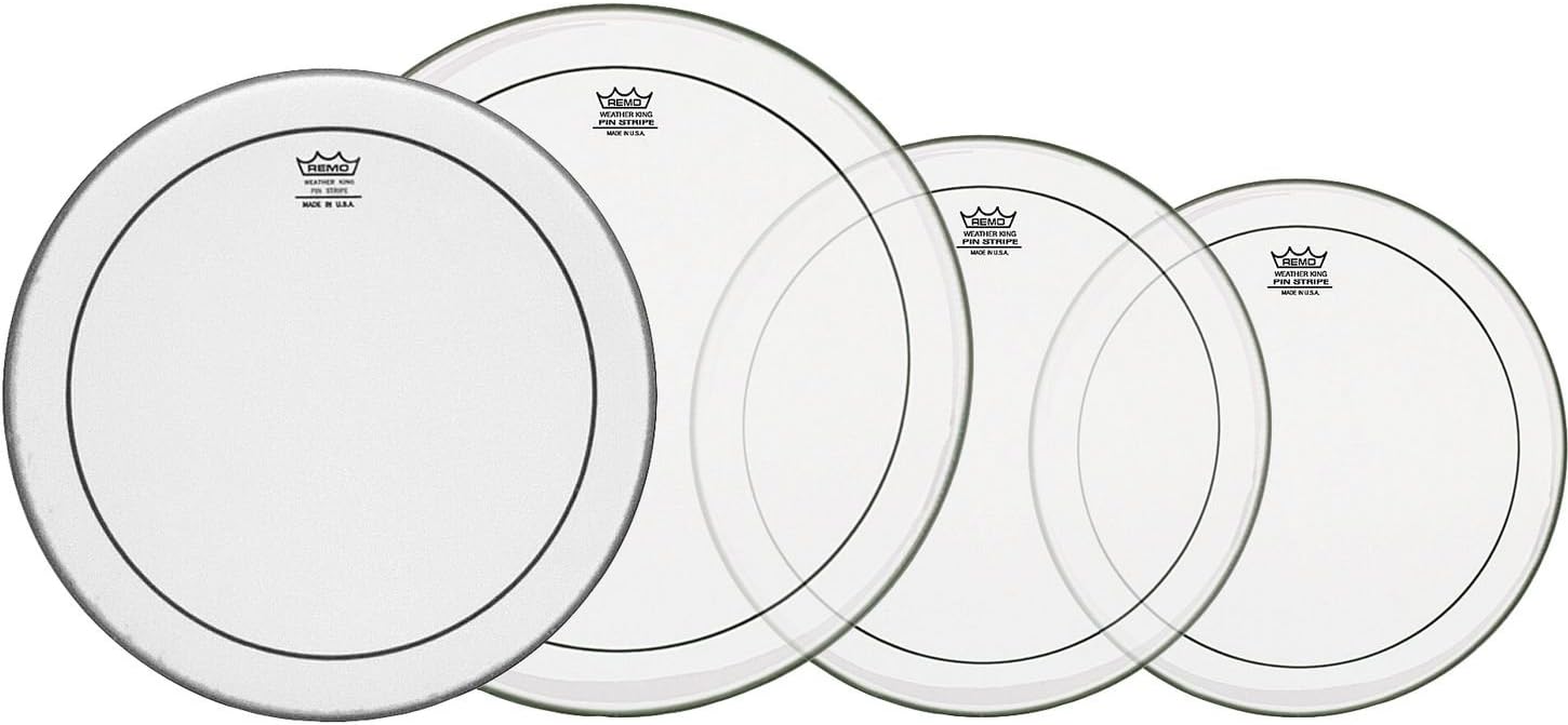 Remo Pinstripe Clear Drumhead Pack