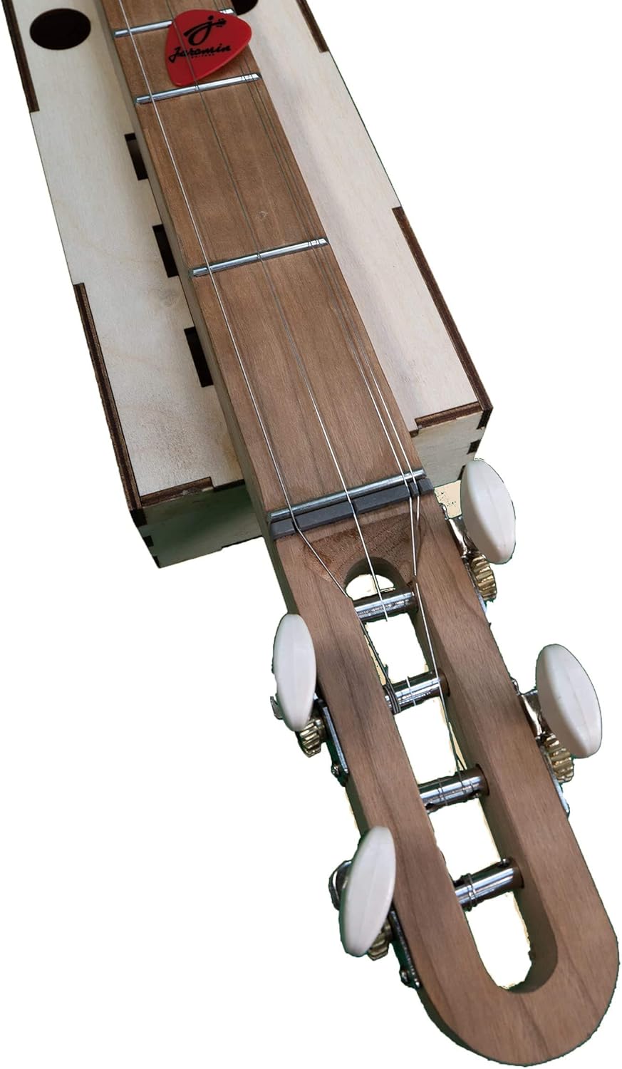 Mountain Dulcimer KIT All WOOD Build-it-Yourself 4-String Dulcimer with CHERRY neck. FUN and EASY to Build and PLAY! Great for Travel, GIFT, Group or Homeschool Activity - DIY Kit - Made in USA