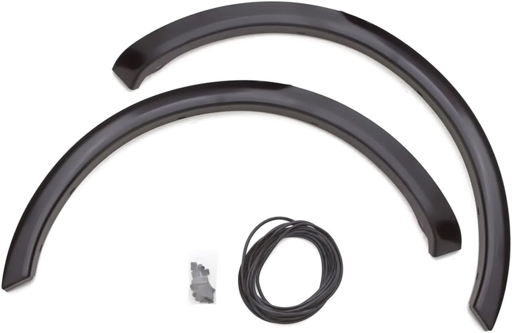 Lund SX311SA Elite Series Black Sport Style Standard Front Fender Flare - 2 Piece