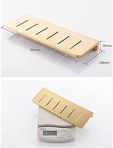 Shower Shelves Brass Shower Shelf, Bath Holder Bolt Inserting Towel Rack Corner Shelf Bathing Accessories (Color : 40CM B)