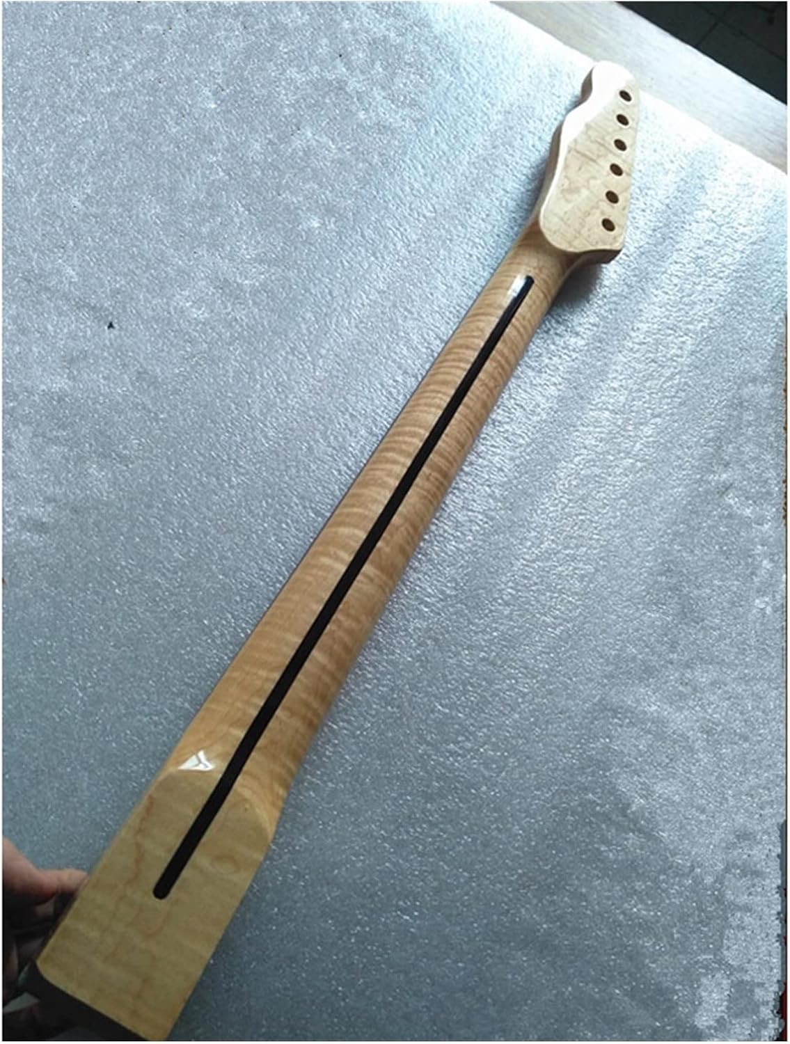 22 Frets Maple Rosewood Fingerboard Electric Guitar Neck Wood Color Guitar Parts Accessories Electric Guitar Neck