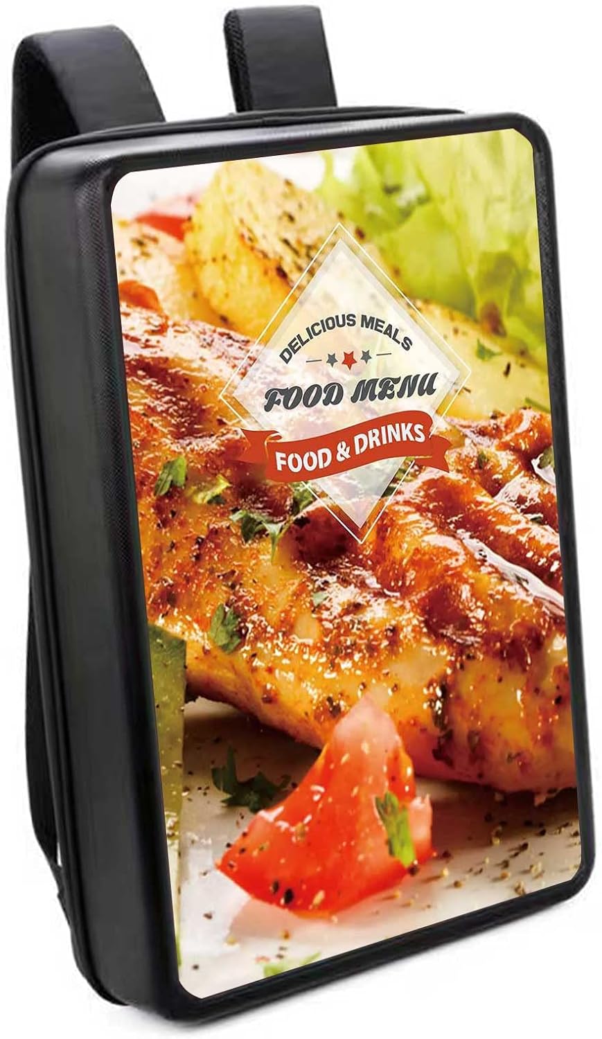 21.5 inch LCD Backpack for Portable Video Advertising Player,1920 * 1080 Resolution Ratio,Human Walking Digital Billboard (1 Set LCD Backpack(1000nits+10MP Camera+Honeycomb Carton))