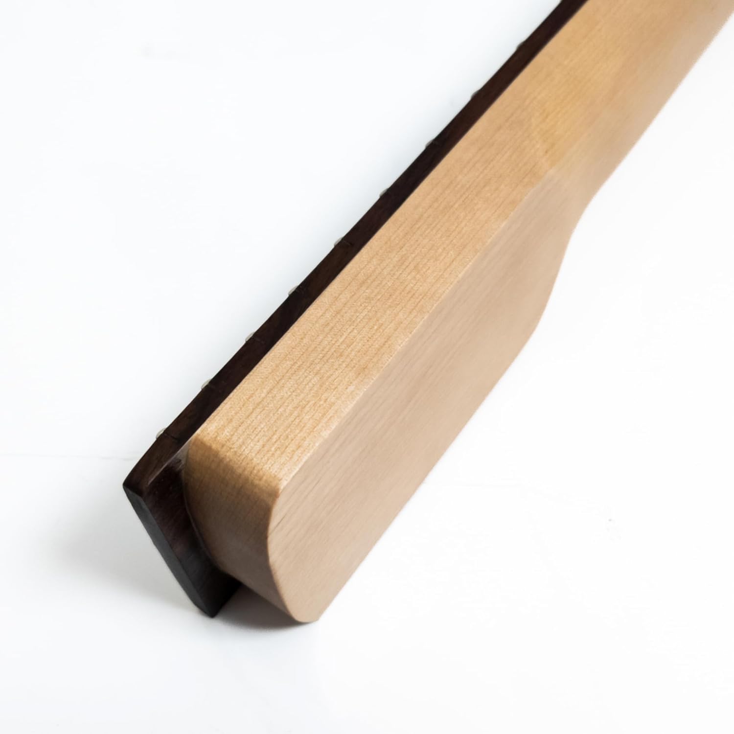 Premium Maple Guitar Neck for Ibanez Bass, 4-String 24 Fret Canadian Maple Neck with Rosewood Fingerboard, Gloss Finish, Also Compatible with Precision Bass Guitar Neck Replacement Parts