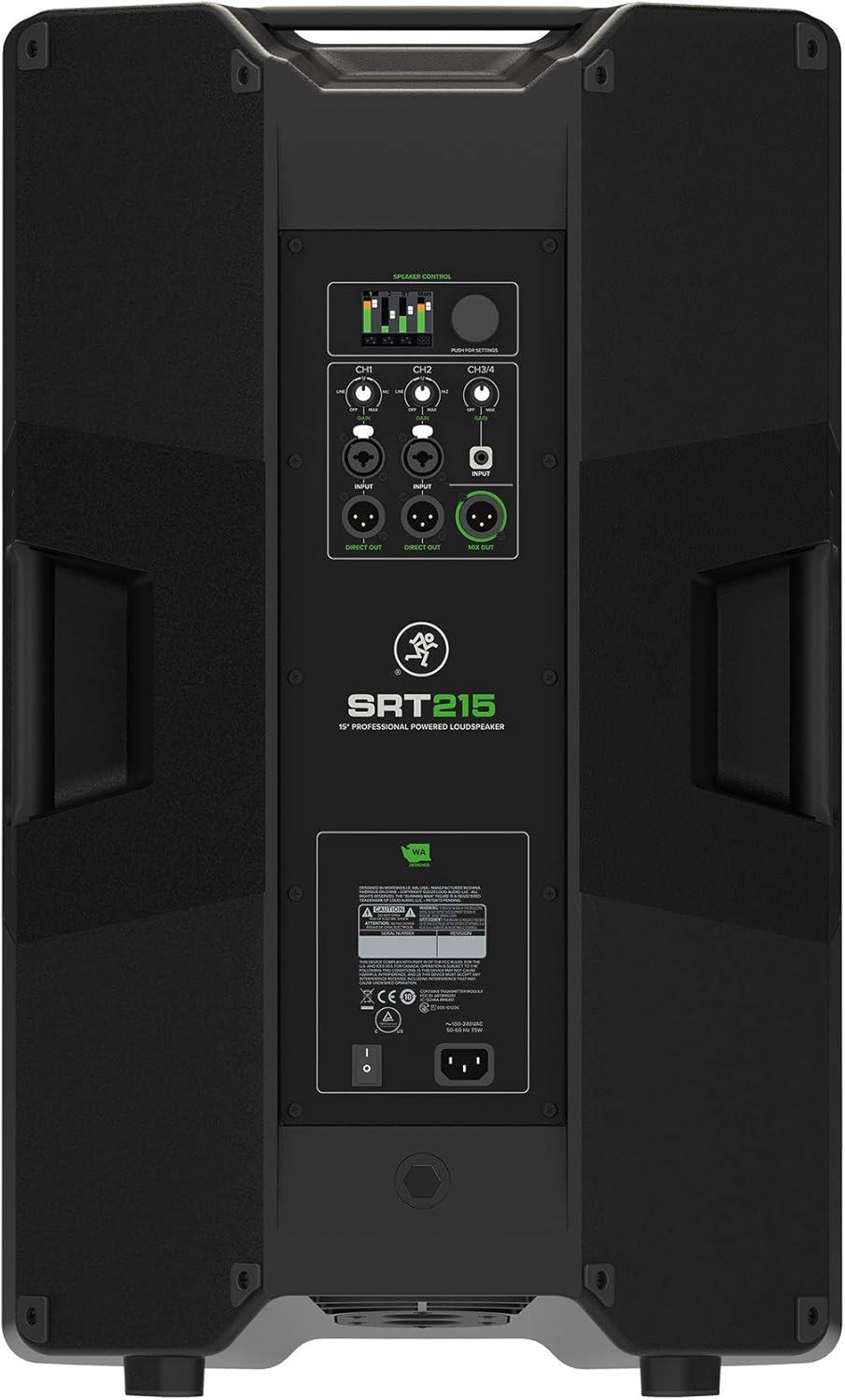 Mackie SRT215, 15-Inch 1600W Professional Powered Loudspeaker