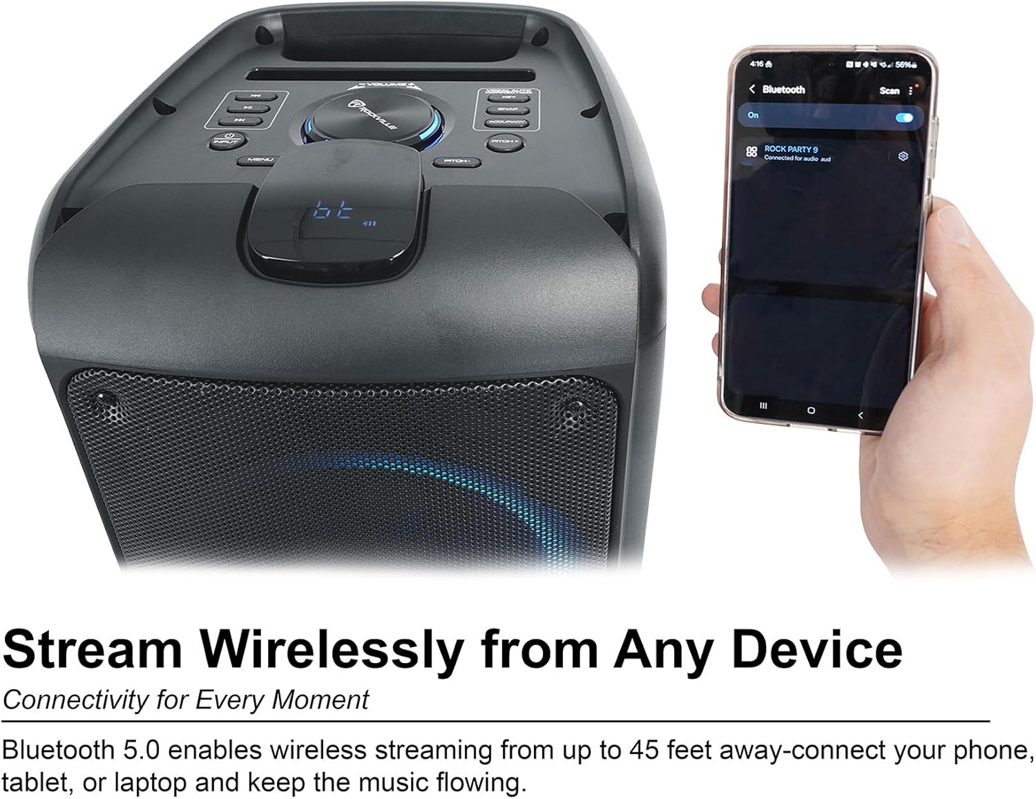 Rockville Bundle Rock Party 9 Dual 8