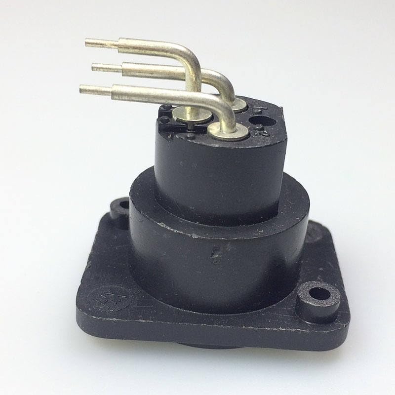 100pcs/lot 90 Degree 3pin XLR Female Panel Mount Right Angle XLR Chassis Adapter Microphone Wire Connector XLR Jack Socket