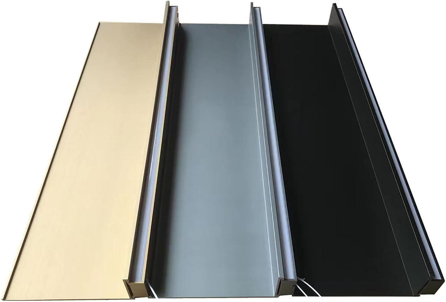 Wall Shelves Picture Ledge,Floating Shelves Wall Mounted Built-in LED Light, Metal Wall Mounted Light-Emitting Shelves Creative Display Shelf for Plant Shelf Bookshelf ( Color : Gray , Size : 120cm/47