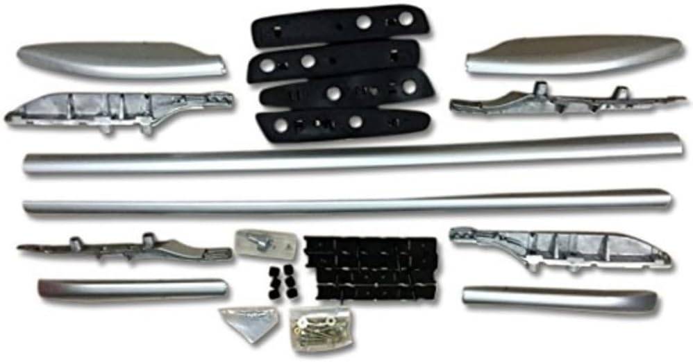 ITrims Car Accessories for Nissan Rogue X-Trail 2014 2015 2016 2017 2018 2019 2020 Exterior Roof Rack Rails Bars Luggage Rails Cargo Carrier 1Set Aluminum Alloy