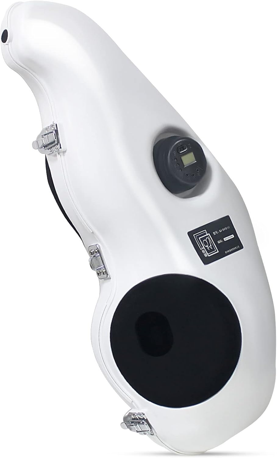 Alto Saxophone Muffler & Noise Eliminator - Multifunctional Electronic Pickup Mute for Beginners, Practice Anywhere Without Disturbing Others (white)