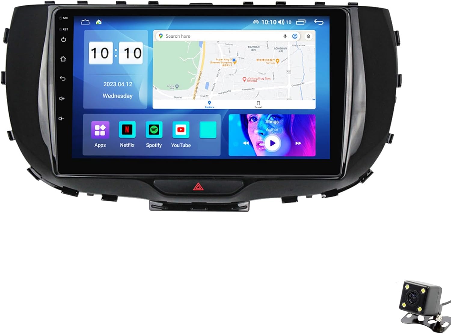 ADMLZQQ Double Din Car Stereo Multimedia with Bluetooth and 9