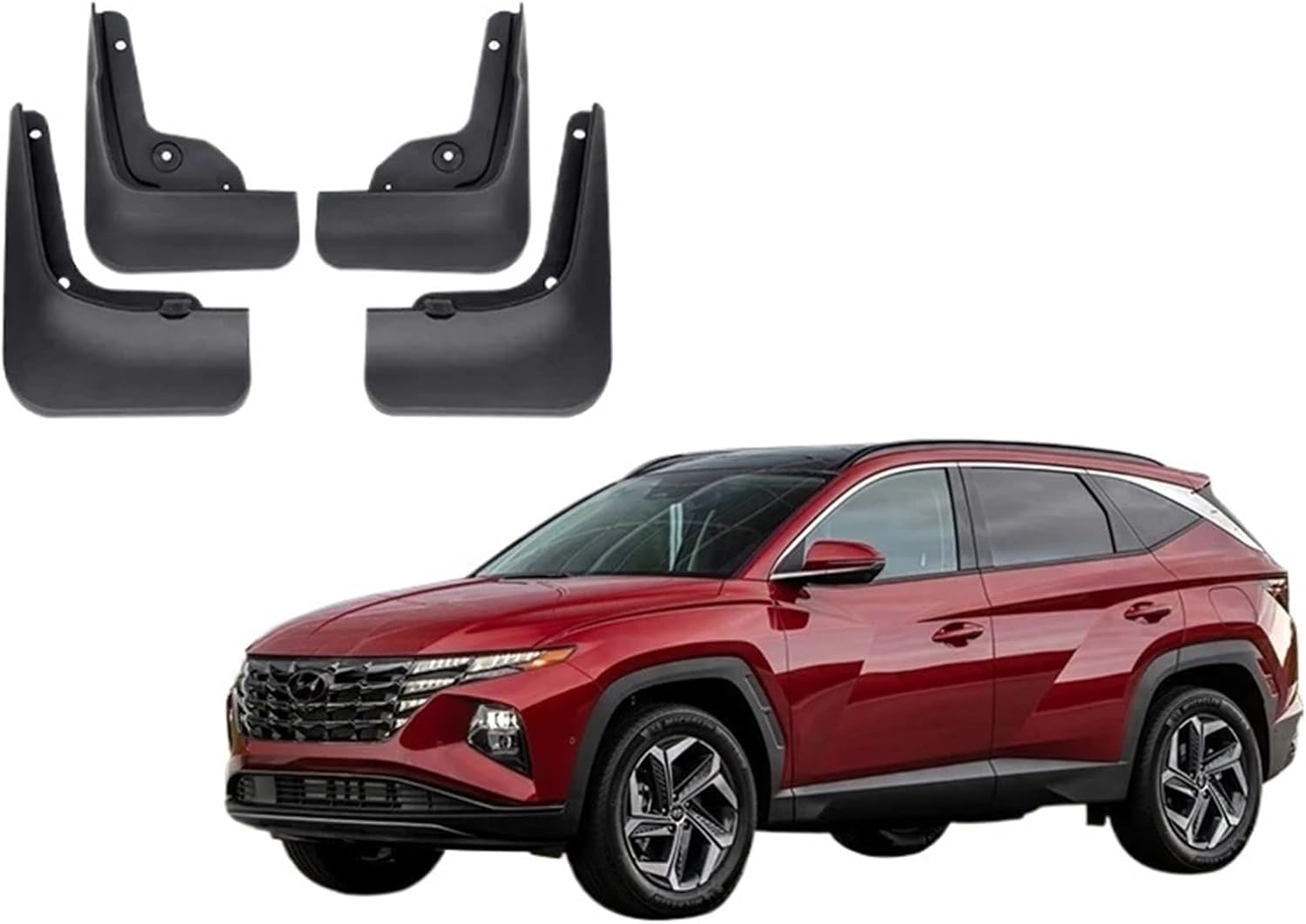 Compatible with Hyundai Tucson NX4 2021 2022 2023 Mudflaps Splash Guard Mud Flap Mudguards Front Rear Fender Flare Car Styling Accessories
