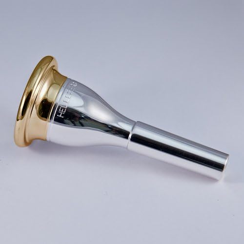 24K Gold Rim & Cup Helleberg Tuba/Sousaphone Mouthpiece, 7B