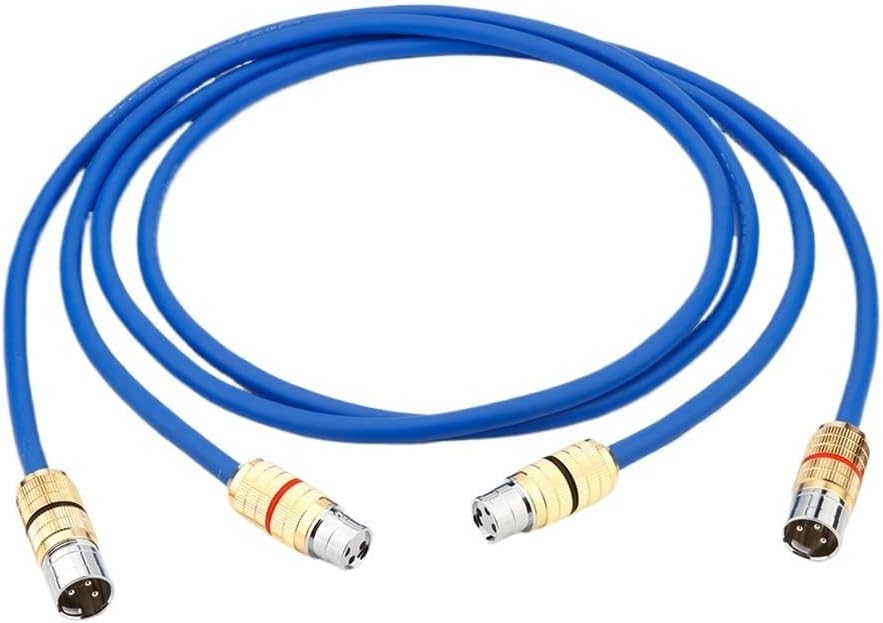 XLR Balanced Cable 3Pin XLR Plug Amplifier CD DVD Player Interconnect Audio Cable(XR1815 Plug Cable,300cm)