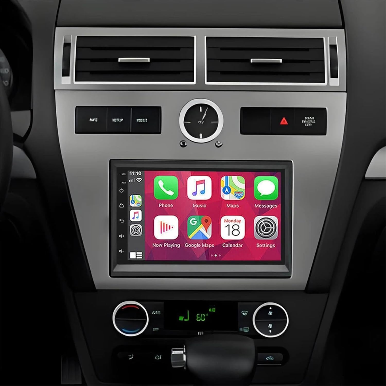 PHEZEN 7 inch Touchscreen Car Stereo Fit for Mercury Milan 2006 2007 2008 2009, Android 13 Double Din Car Radio with Carplay & Android Auto in-Dash Navigation BT Mirror Link WiFi Backup Camera 2+32G