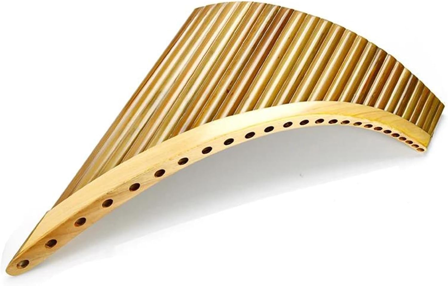 pan flute for beginners Chinese Traditional Musical Instrument 25 Pipes Pan Flute C Key Pan Pipes Woodwind Instrument Pan Flute In C Key (Color : Right)