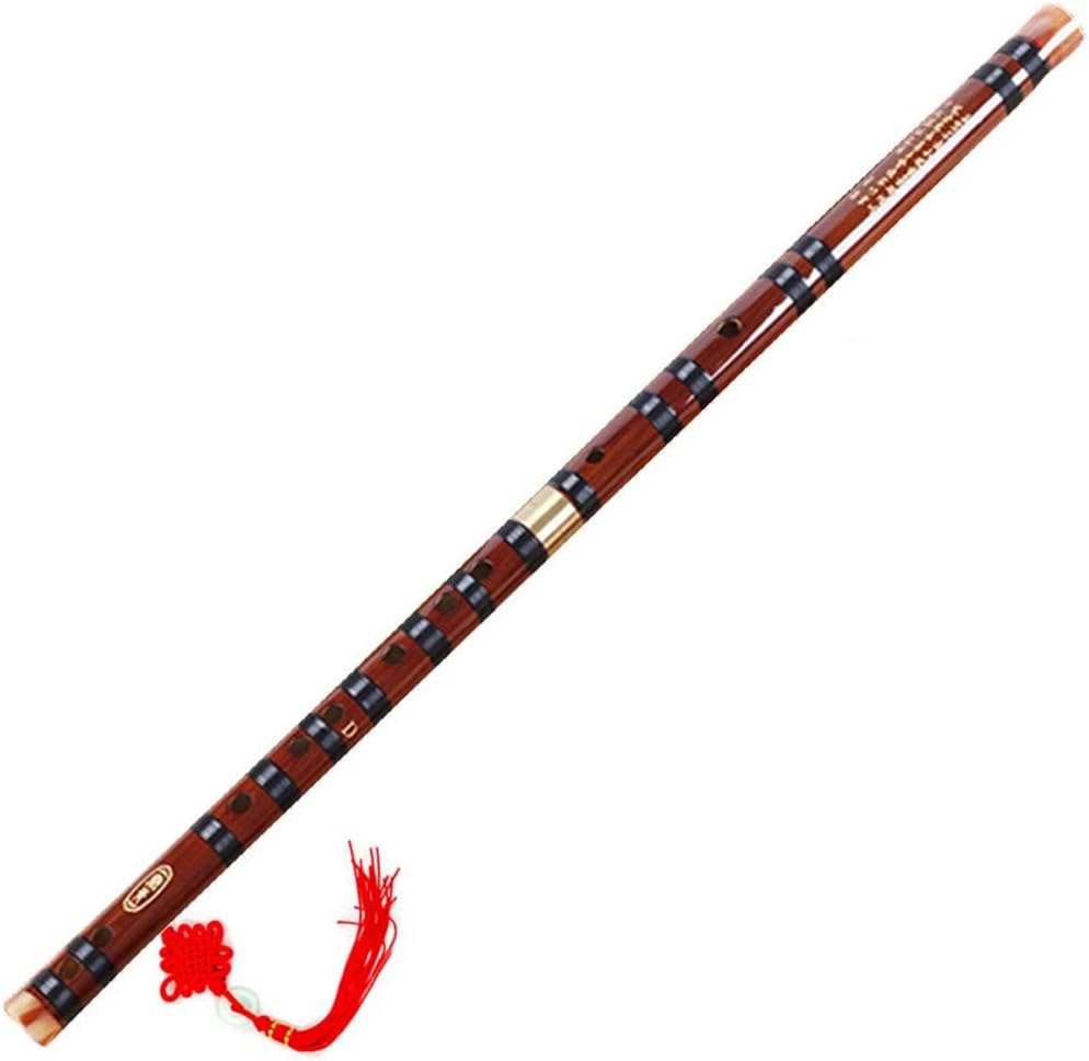 Flute Bamboo Flute Professional Woodwind Flutes Musical Instruments C D E F G Key Chinese Dizi Transversal Flauta Bamboo Flute C Flute Musical Instrument (Color : D)