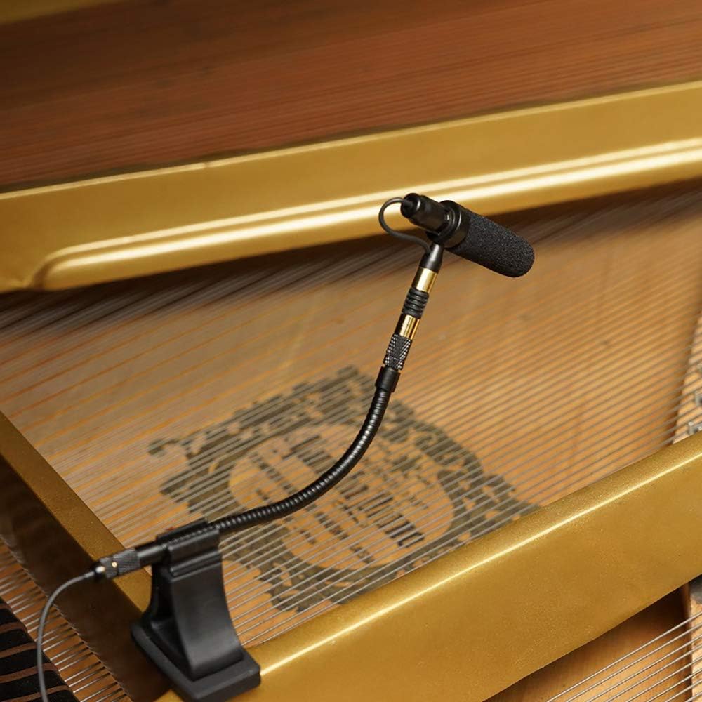 PMMB19-Piano Musical Instrument Microphone with Piano Clamp & 5 Connectors
