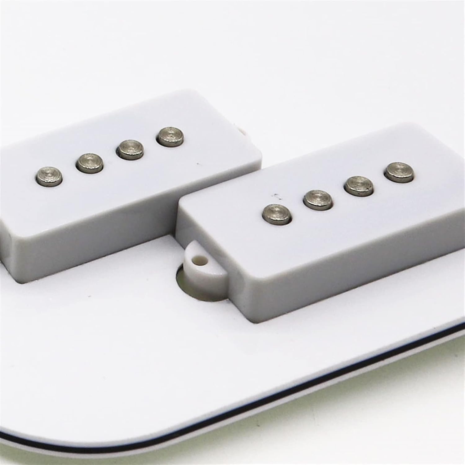 KESHUO Black PB P Bass 3 Ply Prewired Loaded Pickguard Pickup for Precision Bass Guitar Accessories Loaded Pickguard Pre-Wired