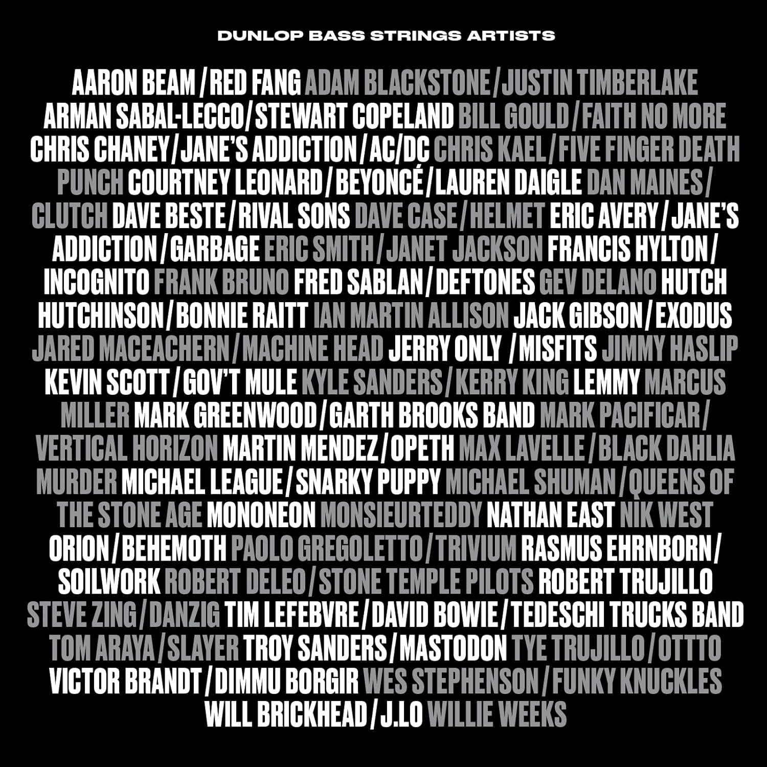 Jim Dunlop Stainless Steel Flatwound Medium Scale Bass Strings 40-100