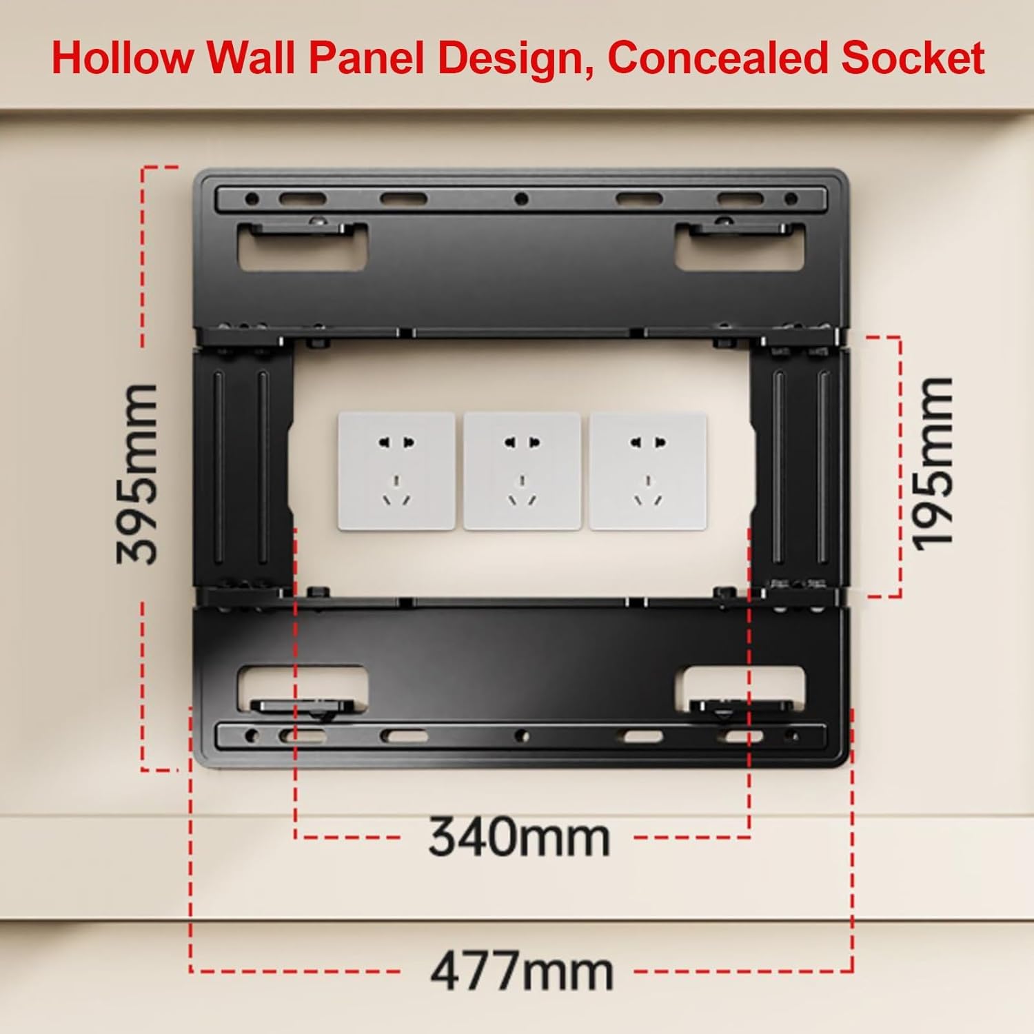Full Motion TV Wall Mount for 40-100 Inch TVs, TV Wall Mount, Articulating 8 Arms Extension Rotation, Adjustable TV Brackets with Swivel Tilt