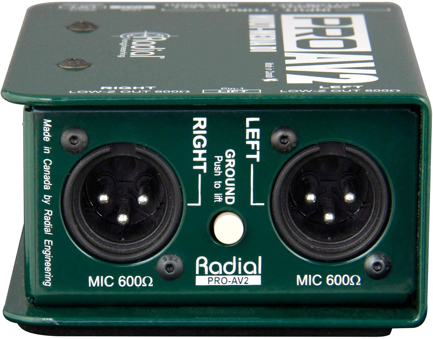 Radial Engineering ProAV2 Bundle with 2 XLR & 2 TRS Cables (5 Items)