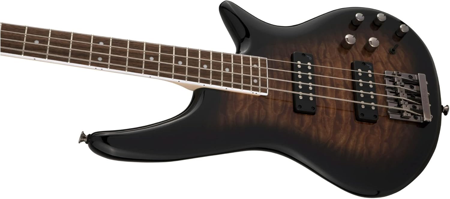 Jackson JS Series Spectra Bass JS3Q, Dark Sunburst, Laurel Fingerboard