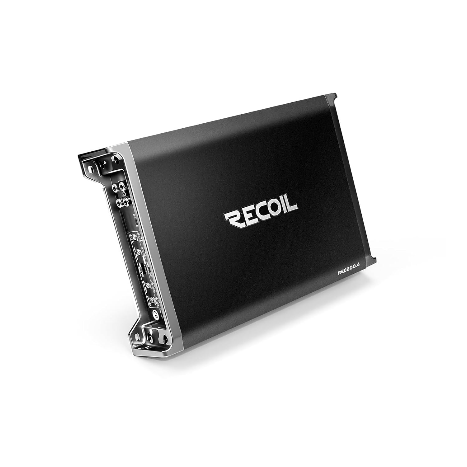 Recoil RED800.4 Class D 4-Channel Car Amplifier Max 1600W MOSFET Power, Low Pass Filter, Subsonic Filter, for Full Range Speakers and Subwoofers