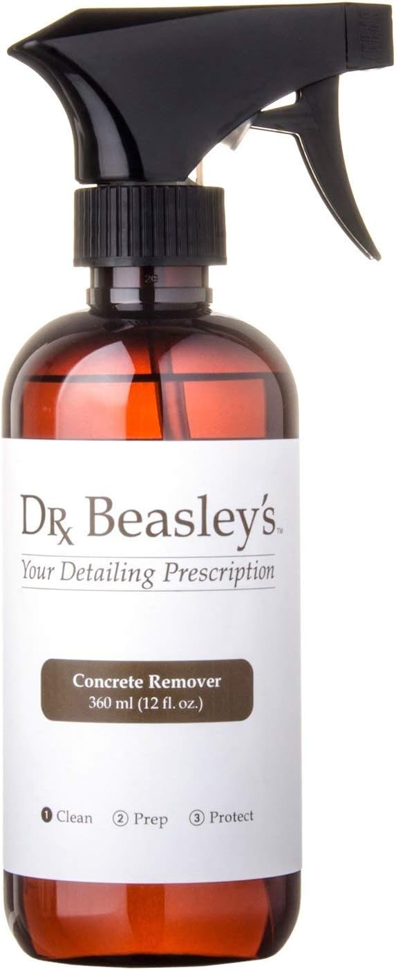 Dr. Beasley's Concrete Remover, Removes Dried Concrete Dust, Overspray, and Splatter On Vehicles, 1 Gal
