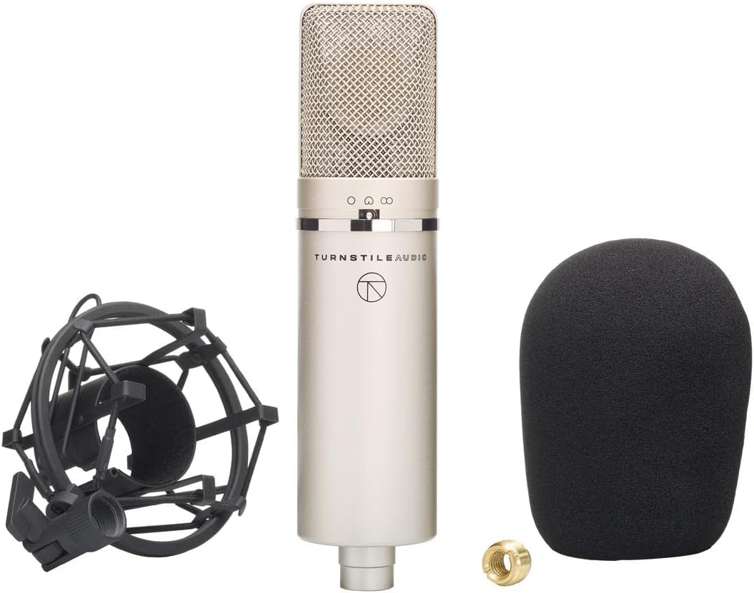 Concourse Series TAC1100 Multi-Pattern Cardioid Condenser Microphone, Large Diaphragm for Vocal Recording, Podcasting, and Streaming, XLR Output