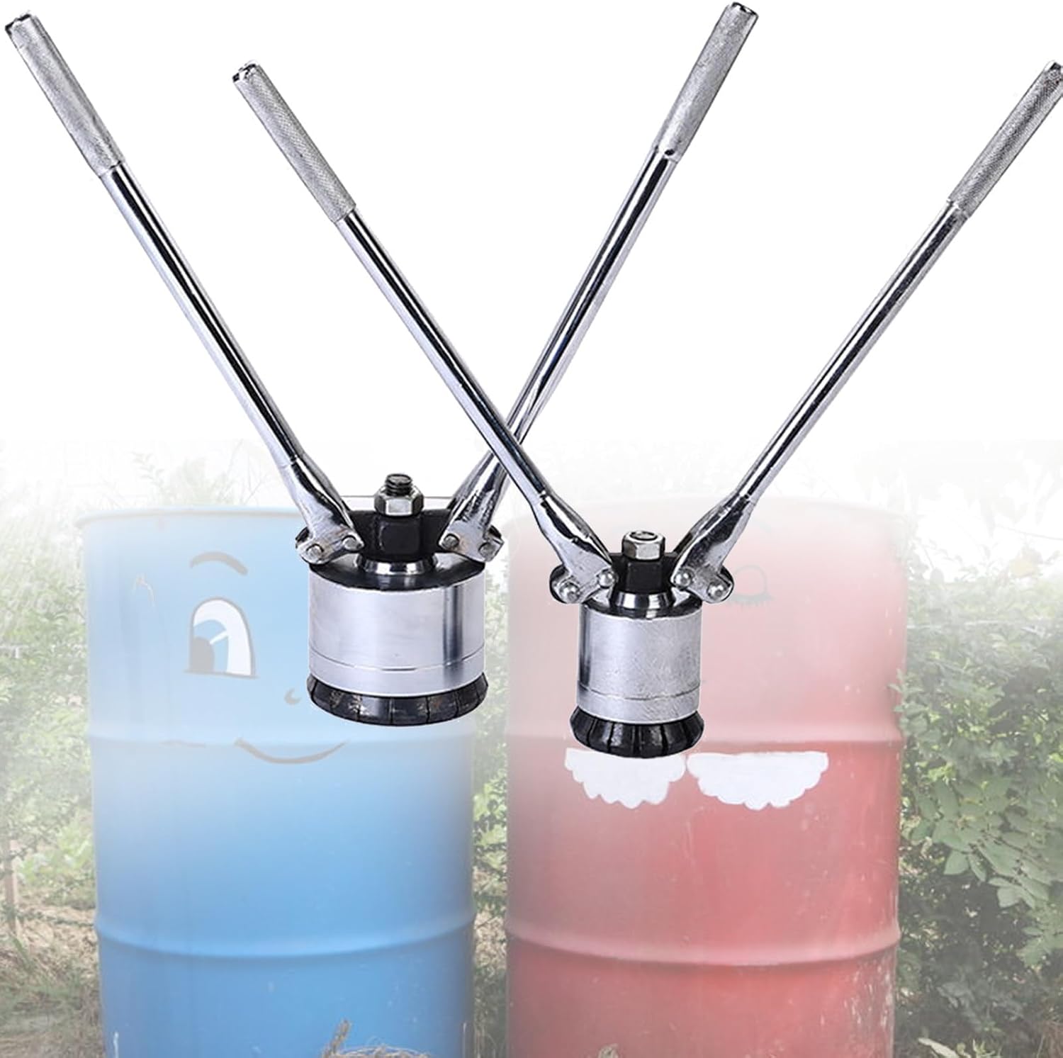 Manual Oil Barrel Sealing Machine,Cap Seal Crimping Tool for 200L/53 Gallon Drum/Barrel, 35&70Mm Oil Drum Sealing Machine, Manual Oil Barrel Sealing Machine,Oneset