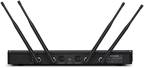 Dual Wireless Systems Microphone Handheld Professional Sound System for Singing School Meeting Microphone