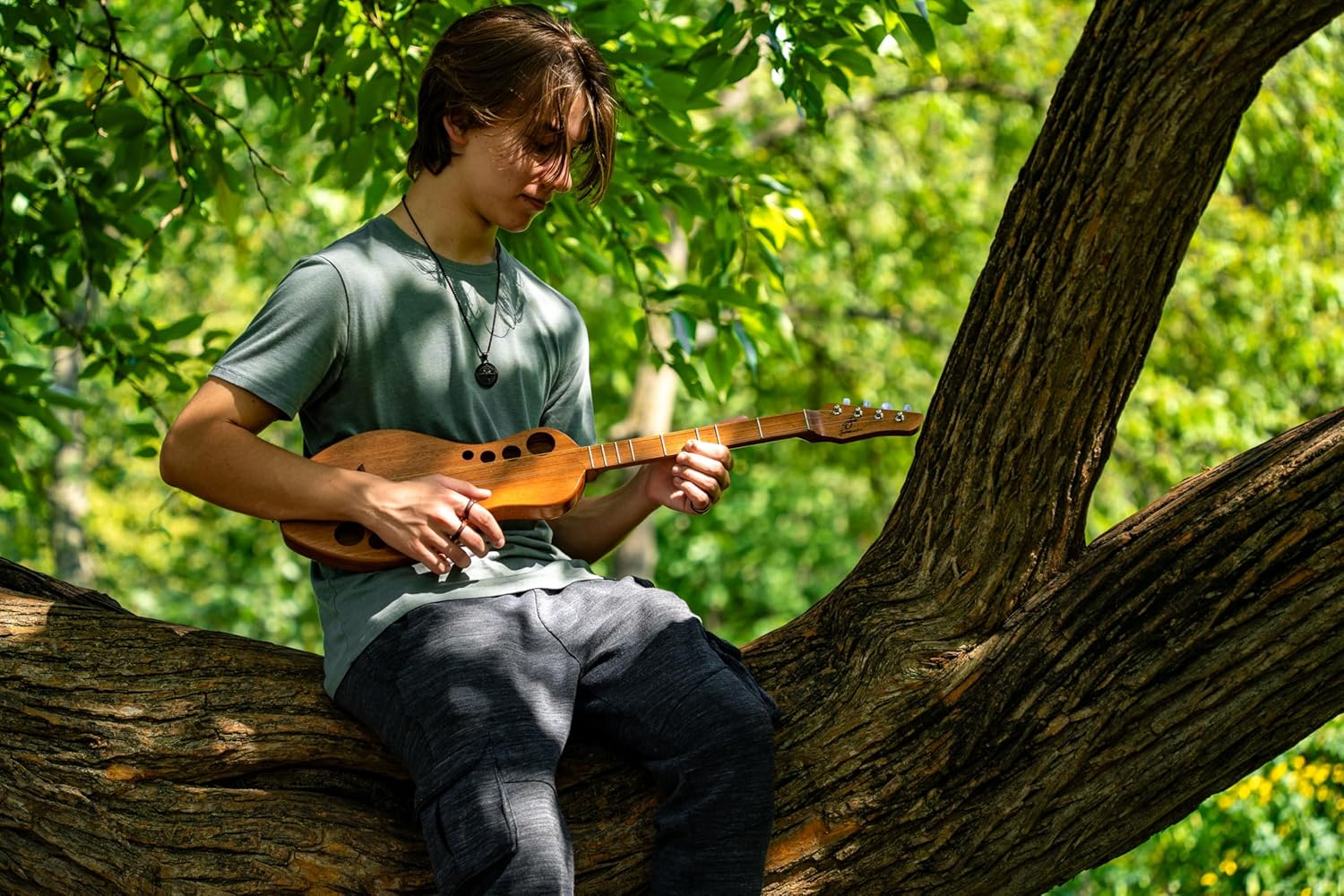 Boondocker D2 Electric/Acoustic Appalachian Dulcimer Guitar with Sapele Body & Top