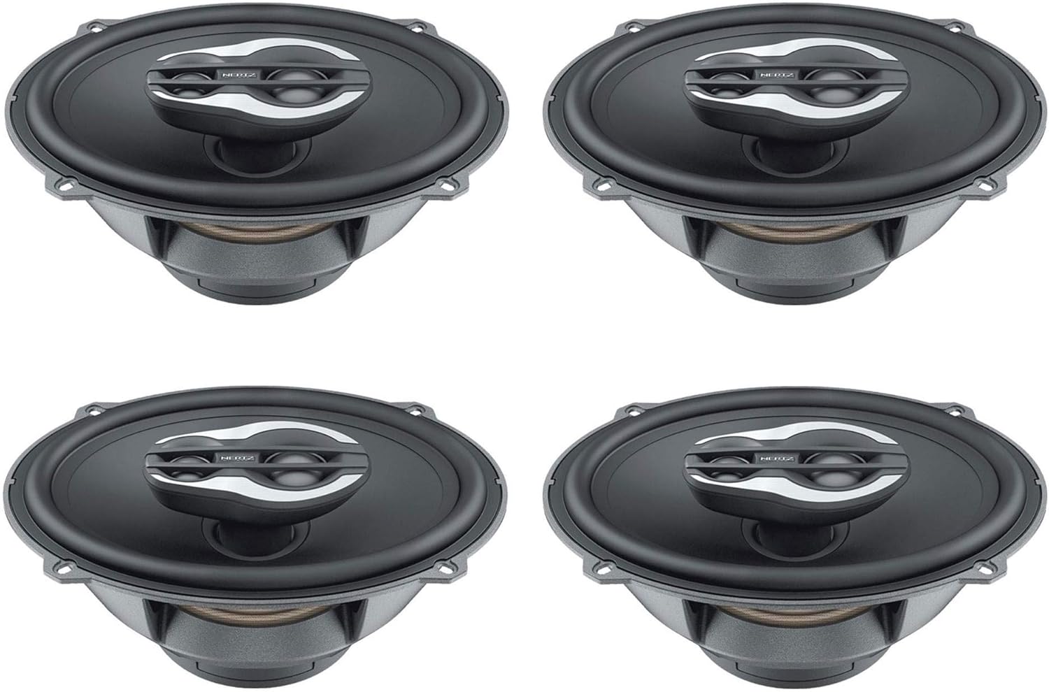 HERTZ MPX690.3 6x9 Inch 260 Watt 4 Ohm 3 Way Coaxial Car Audio Speakers (2 Pair)