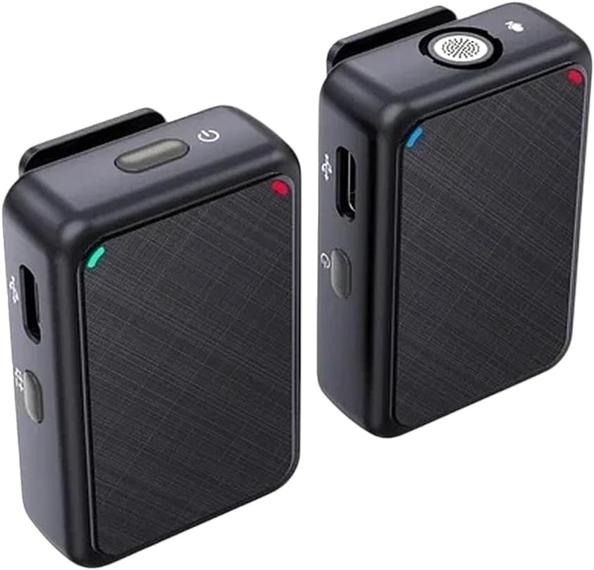 Microphone Wirreless Lavalier Recording Lapel Live Microfone Mic System with 98ft for Smairtphone DSLR Camera Vlog Yourtubie Live