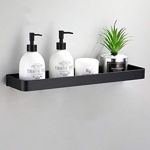 VIDI Bathroom Shelf Bath Shower Aluminum White Corner Shelf 50CM Wall Mounted Black Kitchen Storage Holder