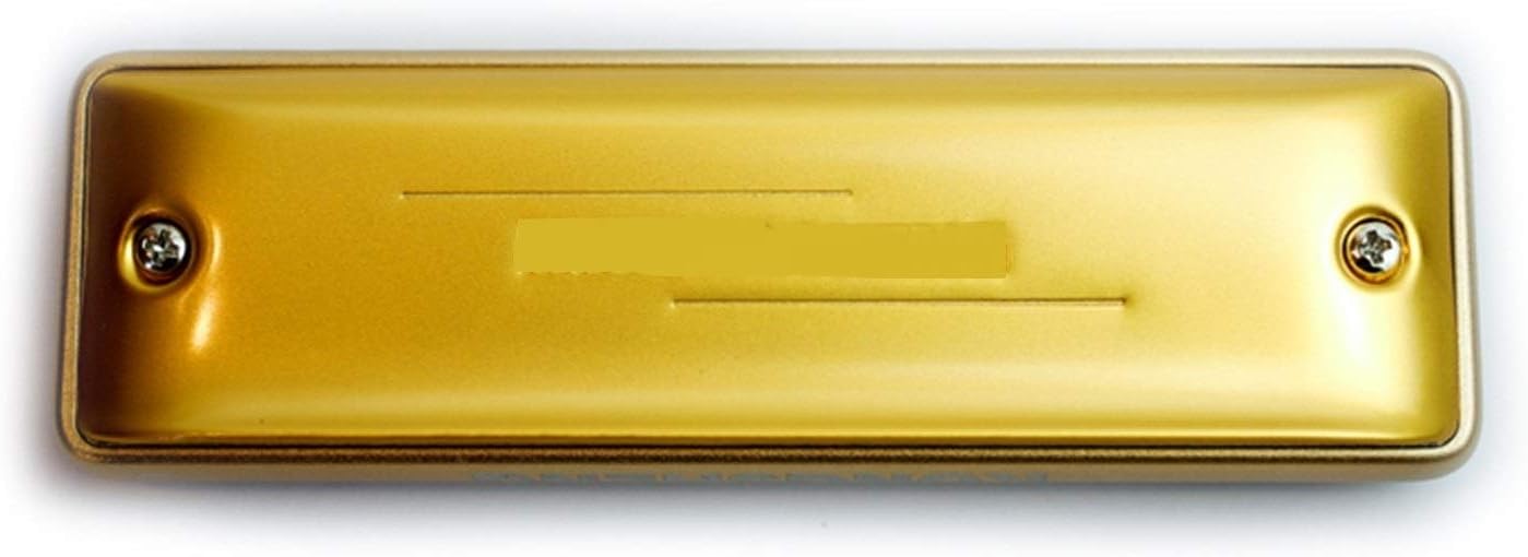SUOFEILAIMU Golden Aluminum Comb Harmonica Musical Instrument (Color : Paddy E)