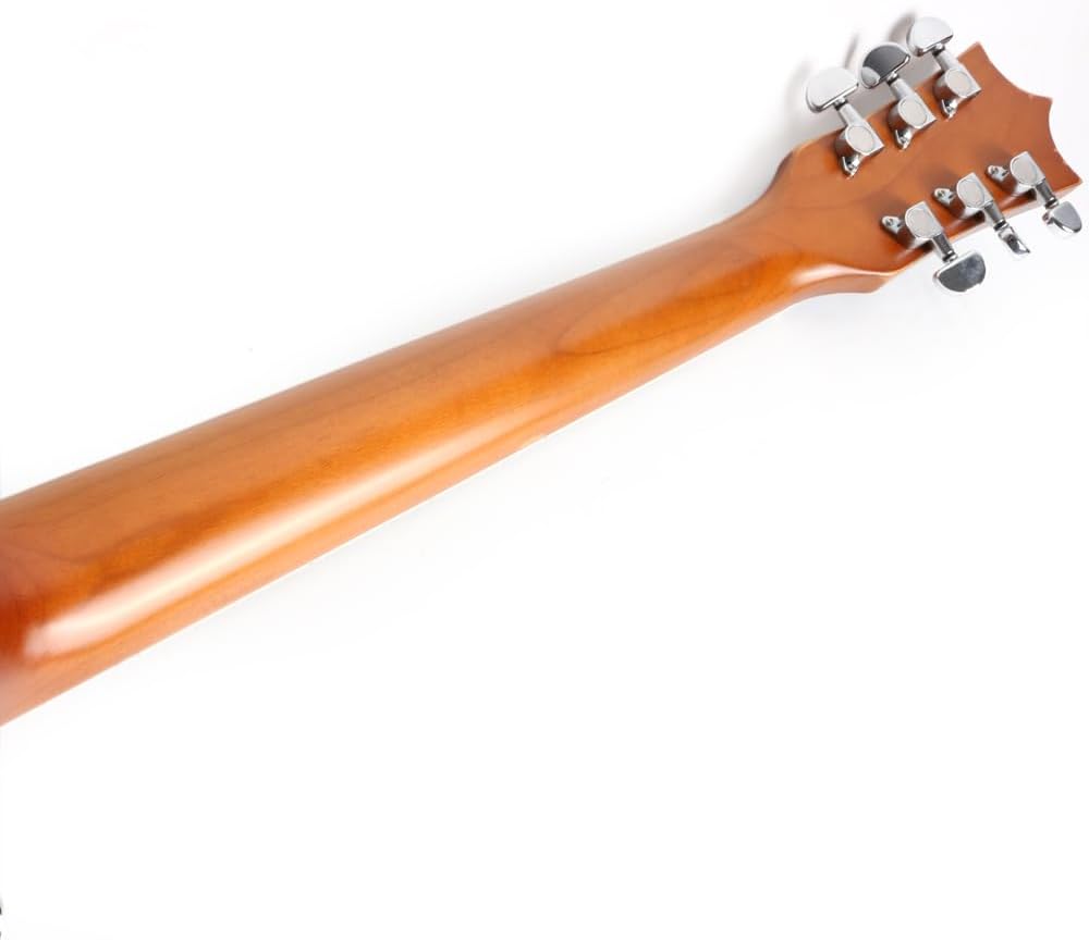 Fojill Light Relic Solid Body Full Size 39 Inch LP Electric Guitar Roasted Canadian Maple Neck Rosewood Fretboard Mahogany Body Stainless Frets