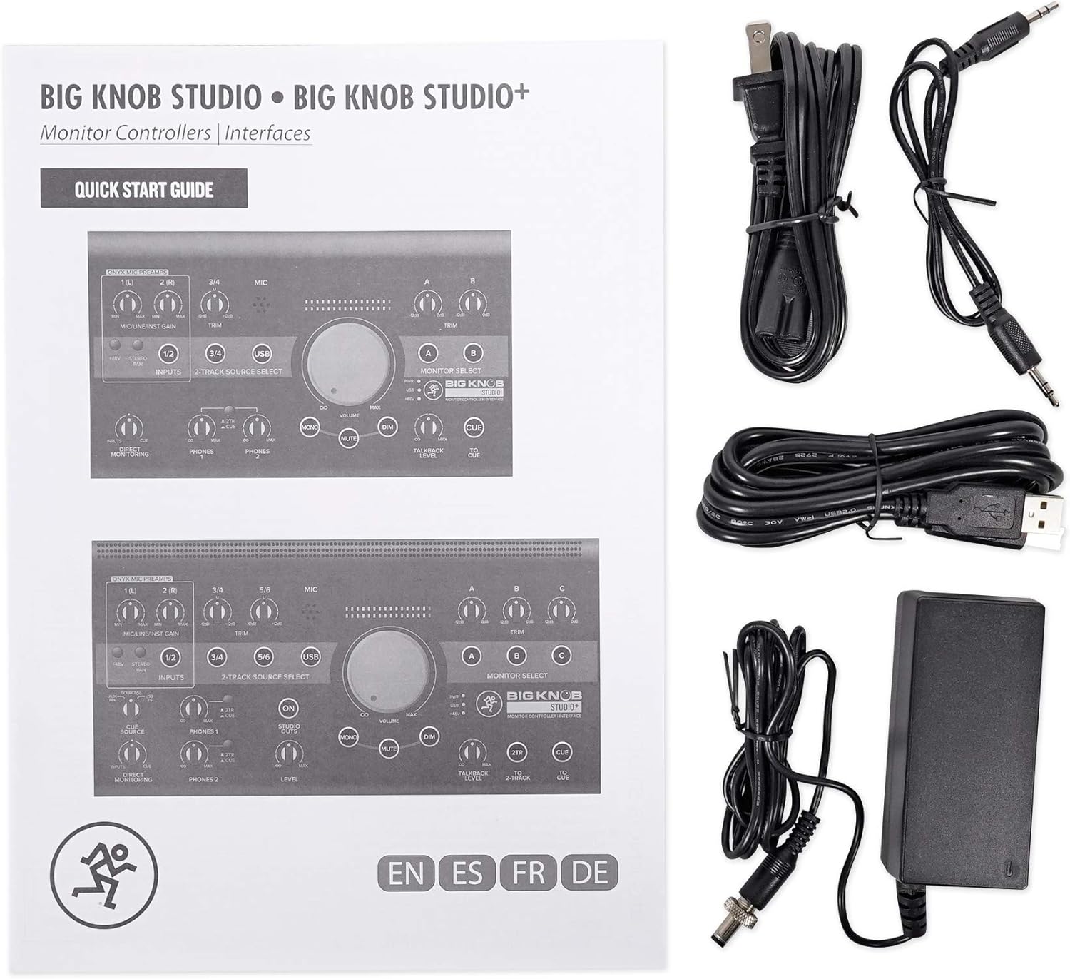 Mackie Big Knob Series, 4x3 Studio Monitor Controller 192kHz USB I/O (BIG KNOB STUDIO PLUS)