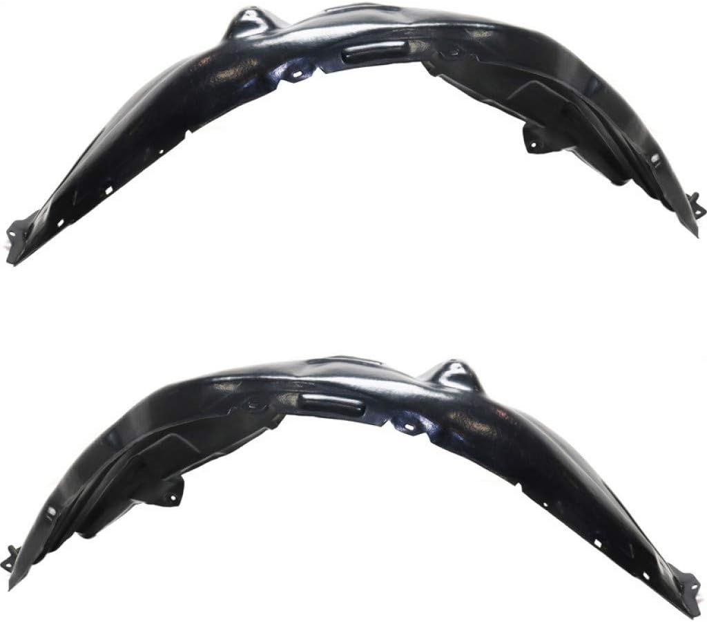 for Toyota Camry Splash Guard/Fender Liner 2015 2016 2017 Driver and Passenger Side Pair/Set | Front | Replacement for TO1248187 + TO1249187 | 5387606200 + 5387506210