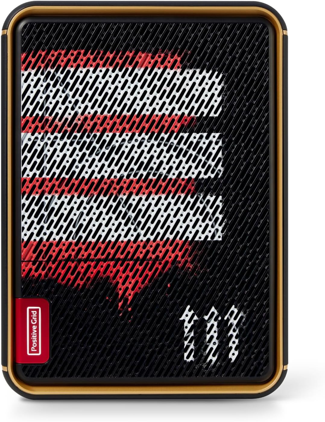 Positive Grid Spark Edge + 'On The Edge' Grille Bundle – 65W Portable 4-Channel Smart Guitar Amp & PA System with Built-in Looper, AI Features & Smart App for Guitar, Bass, Vocals & More