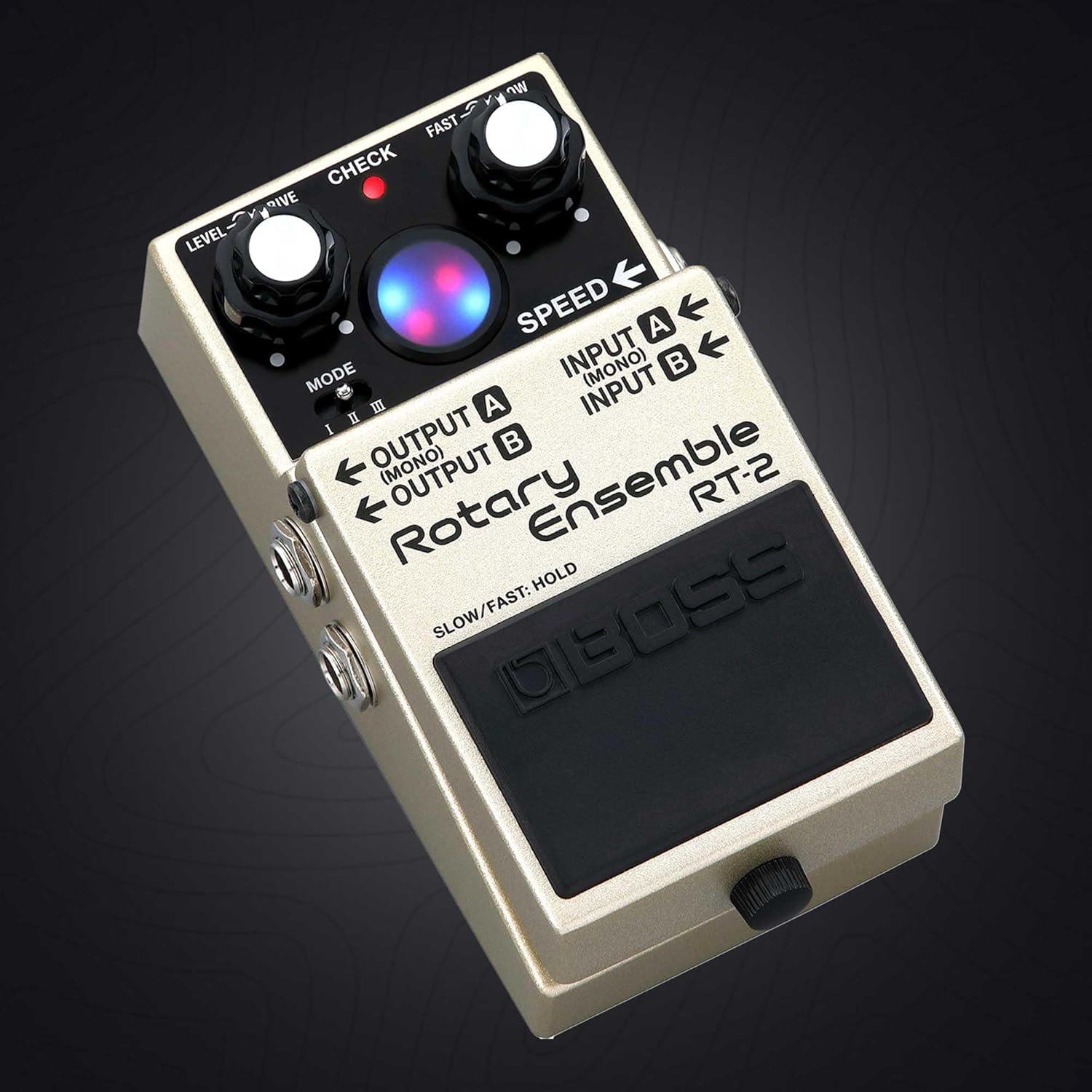 Boss RT-2 Rotary Ensemble Guitar Effects Bundle with Instrument Cable, Patch Cable, Picks, and Austin Bazaar Polishing Cloth