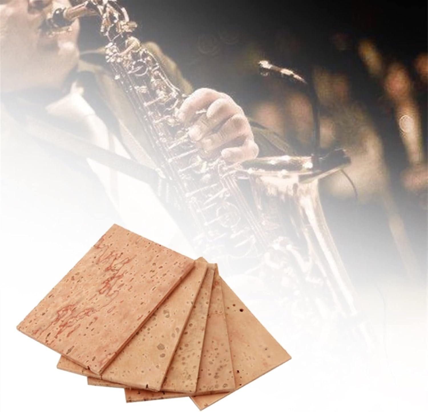 Saxophone Parts 50PCS/Set Saxophone Cork Neck Cork Instrument Accessories Replacement Kits Woodwind Instrument Pads