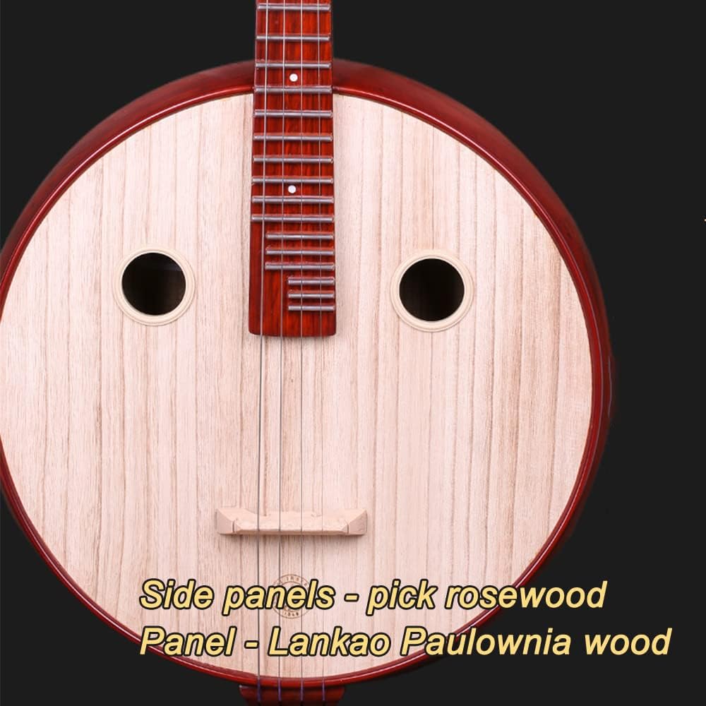 KAFELE Rosewood Zhongruan Length 89Cm Panel Width 40Cm Height 9Cm Including Oxford Cloth Backpack Professional Performance/Teaching/Grading